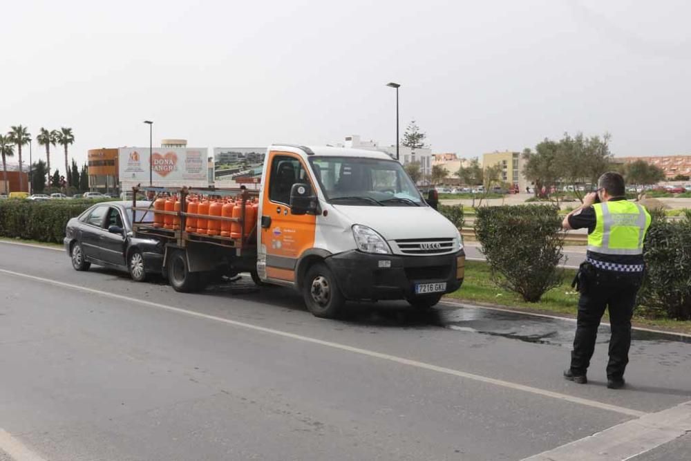 El accidente ha tenido lugar en la avenida de la Paz