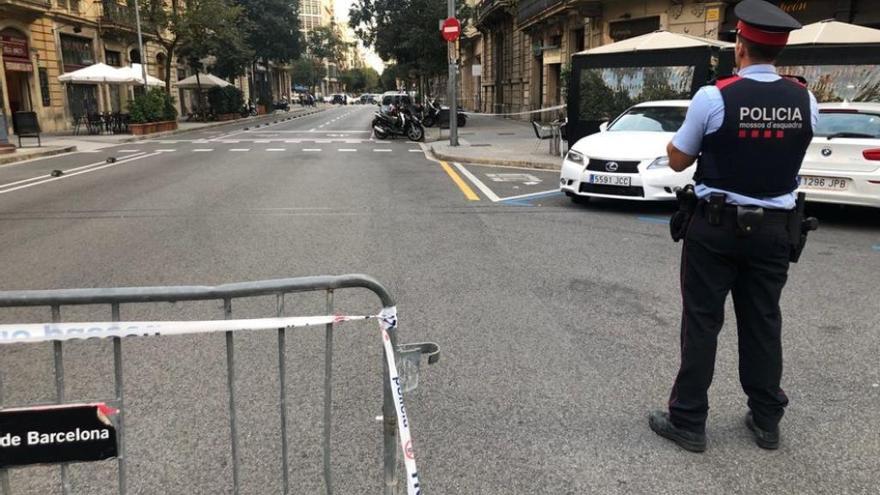 Imatge del carrer Diputació publicada per El Periódico de Catalunya.