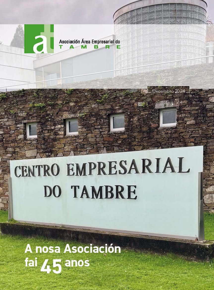 Portada de la revista con la que la Asociación Empresarial del Tambre celebra sus 45 años