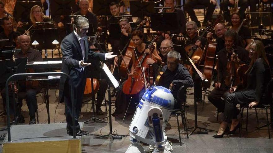 Un momento da primeira edición da Semana das Músicas do Audiovisual, no Palacio da Ópera, en 2016.