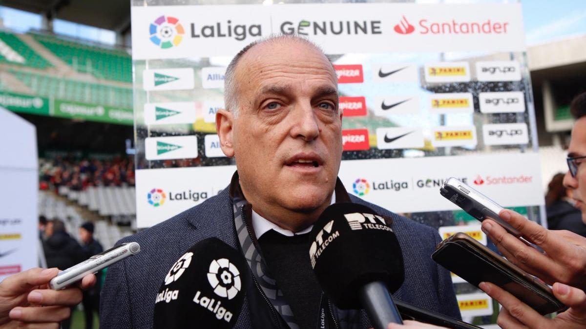 Javier Tebas: &quot;Se le va a abrir un expediente disciplinario al Córdoba&quot;