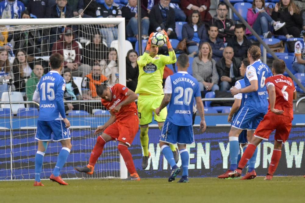 El Dépor no pasa del empate ante el Sevilla