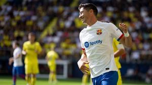 Lewandowski, ante el Villarreal