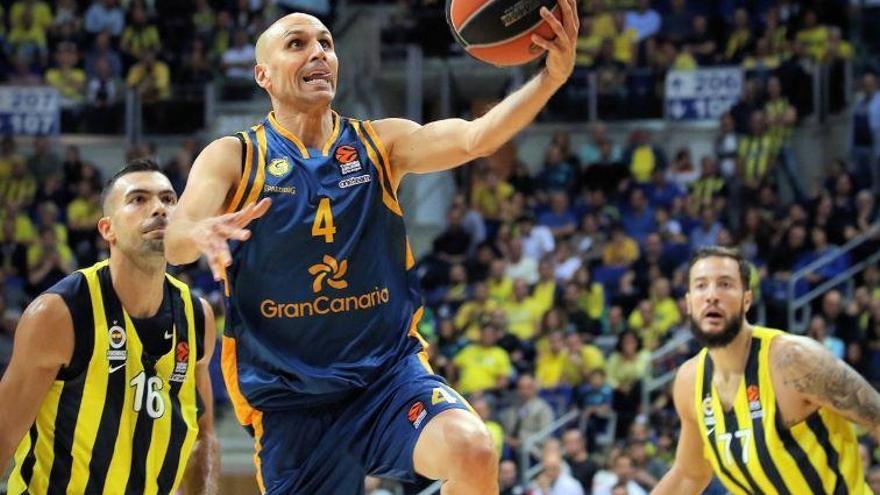 El Gran Canaria llega a Málaga tras caer por 25 puntos ante Fenerbahce