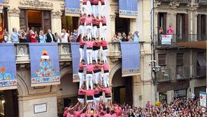 El 5 de 9 amb folre de la Colla Vella.
