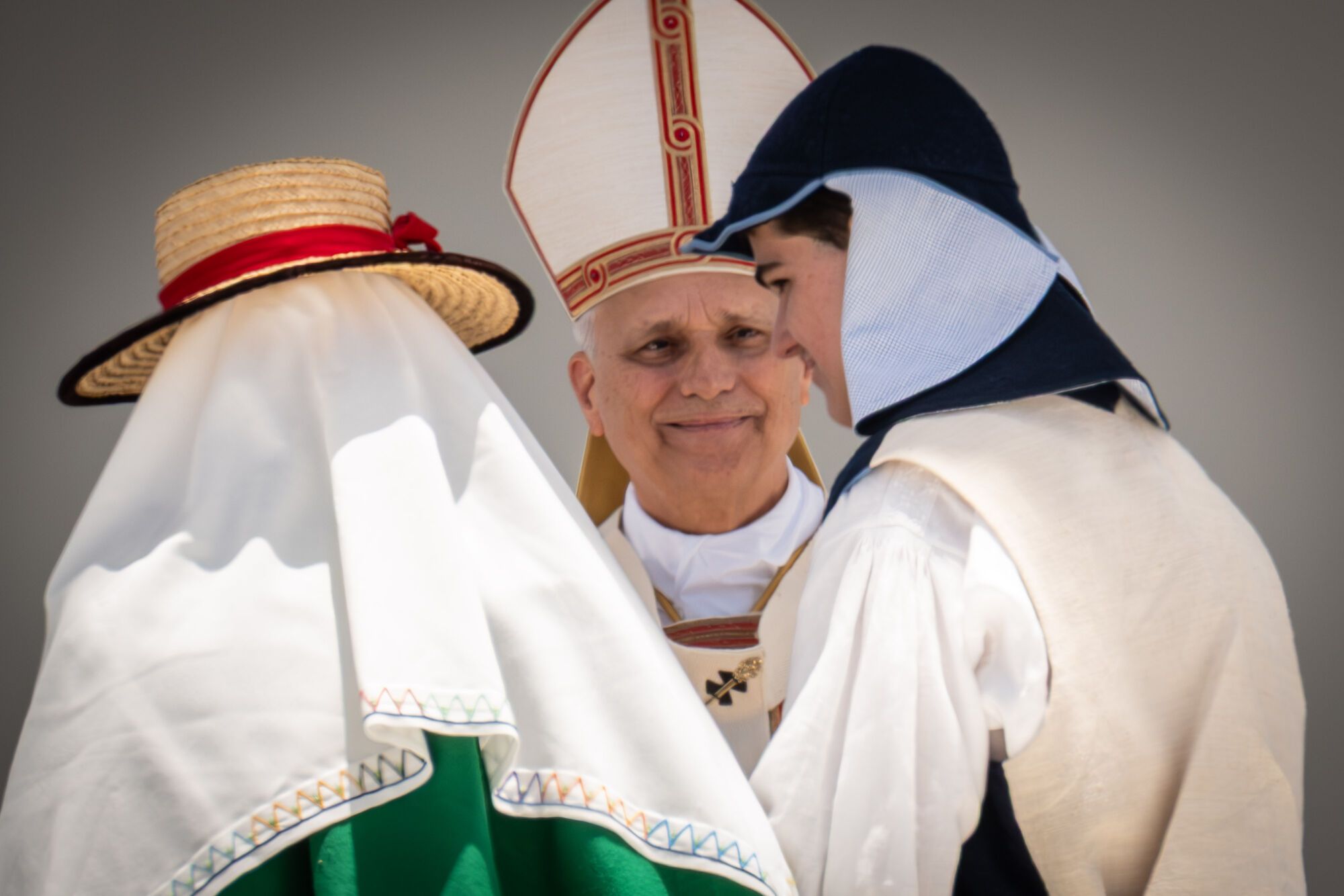 Misa del papa en el puerto. A. GUTIÉRREZ