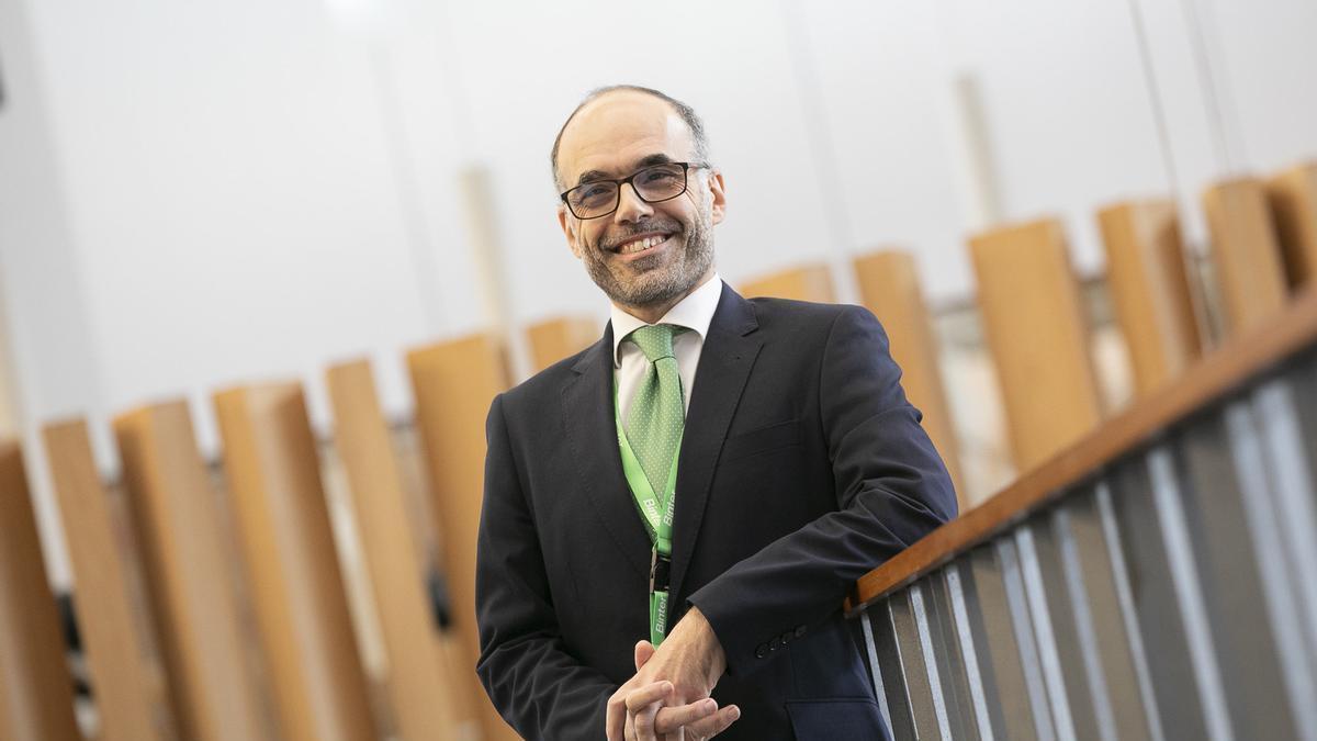 Juan Manuel Pérez, en el hotel Salobre del Sur de Gran Canaria.