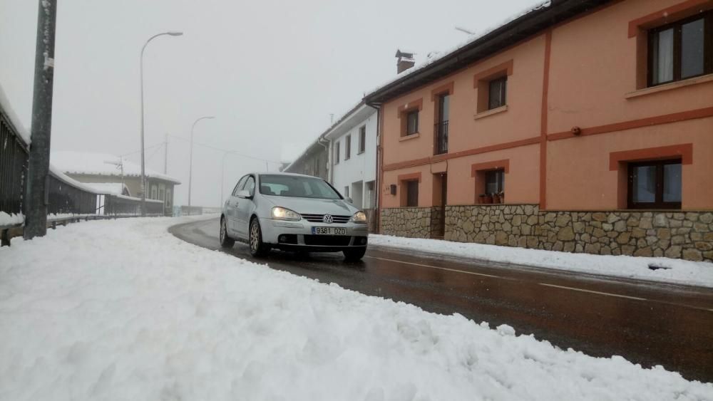 Ola de frío y nieve en Asturias