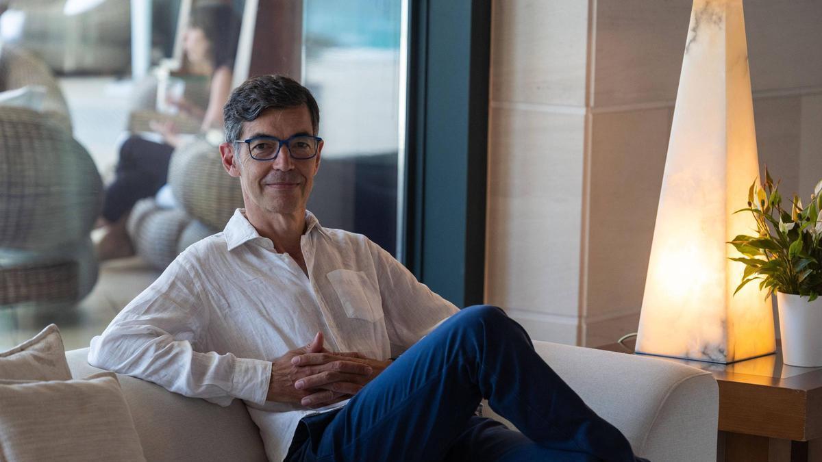 Diego Puga, ayer, en València