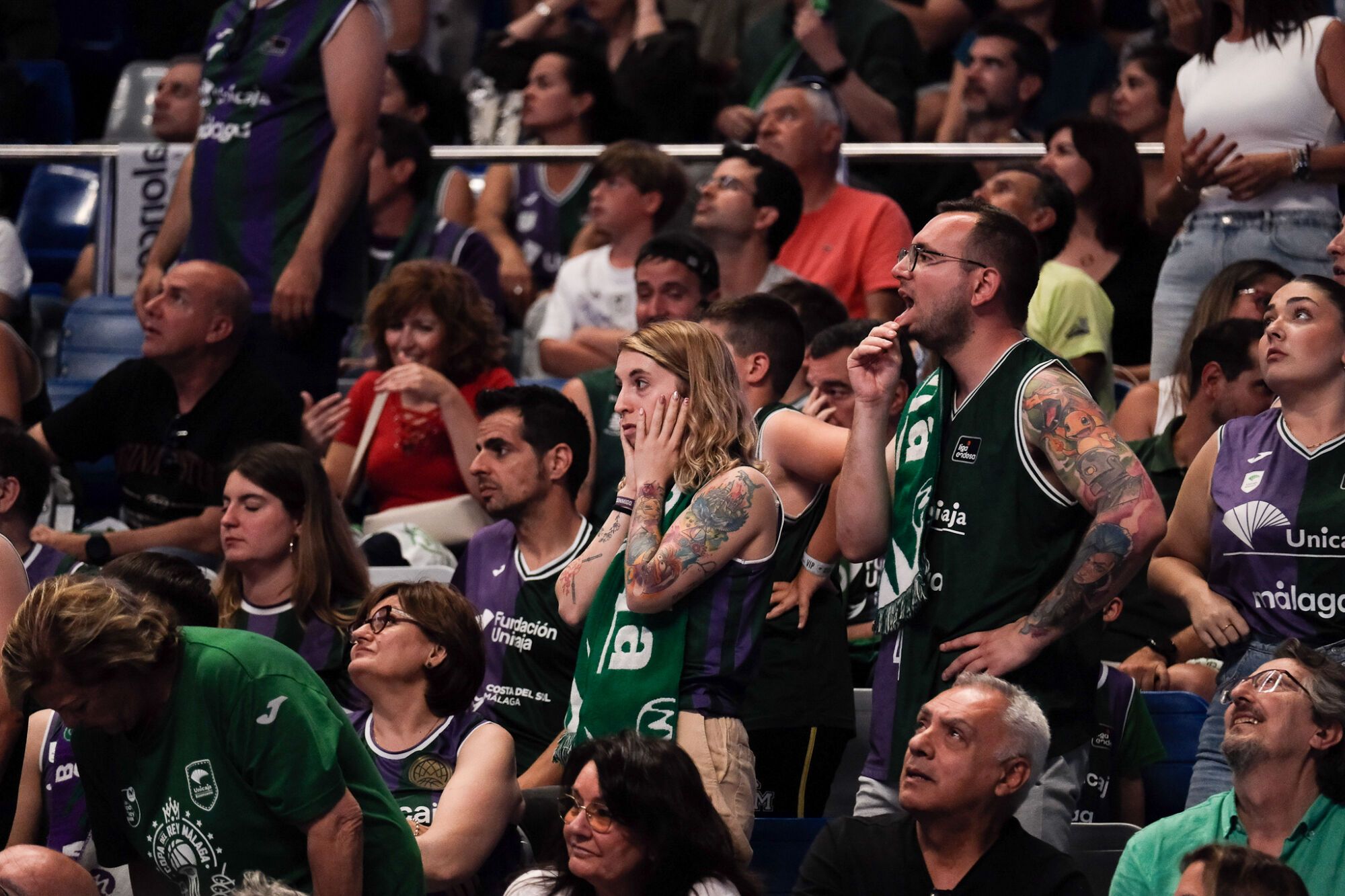 Imágenes del partido del UNICAJA vs UCAM Murcia en el Martín Carpena