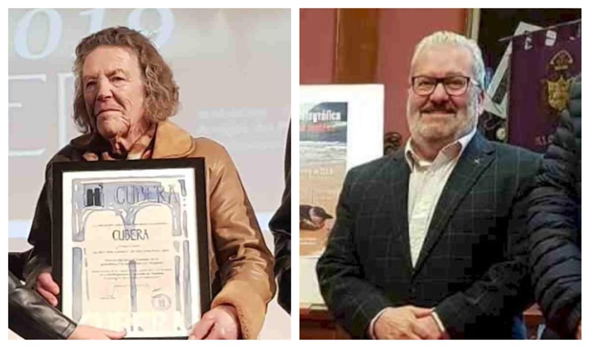 María Rosa Menéndez y José Ángel García, en dos imágenes de archivo. | V. A.