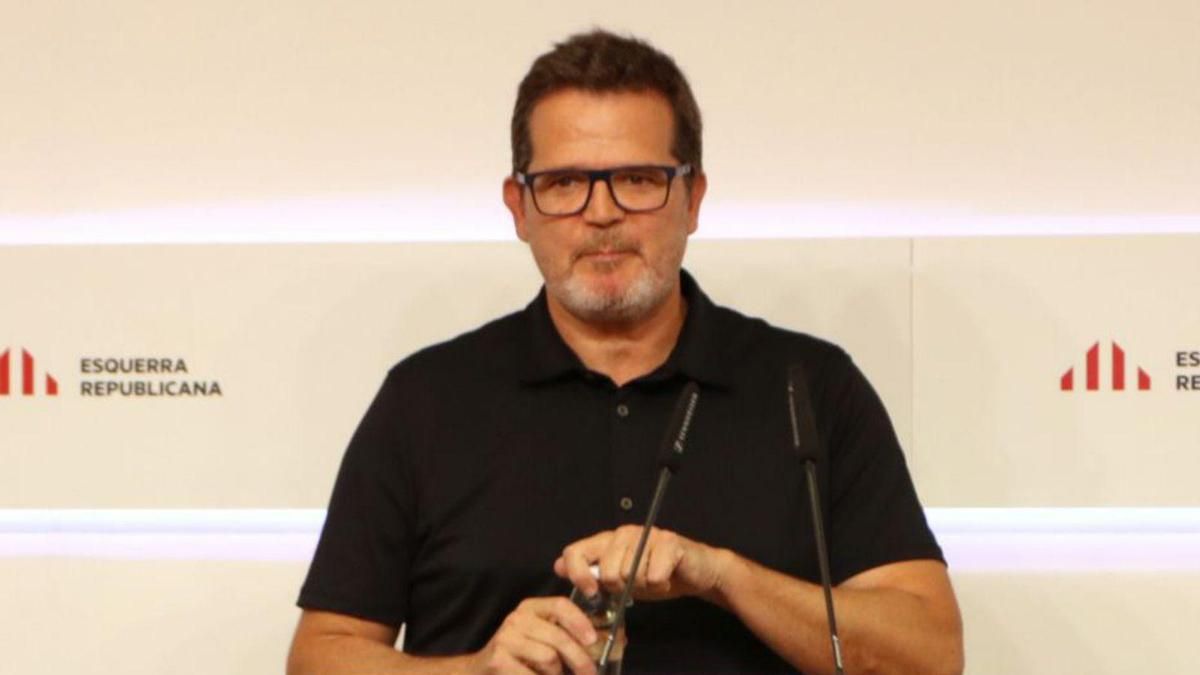 Isaac Albert, portavoz de ERC. | BERNAT VILARÓ / ACN