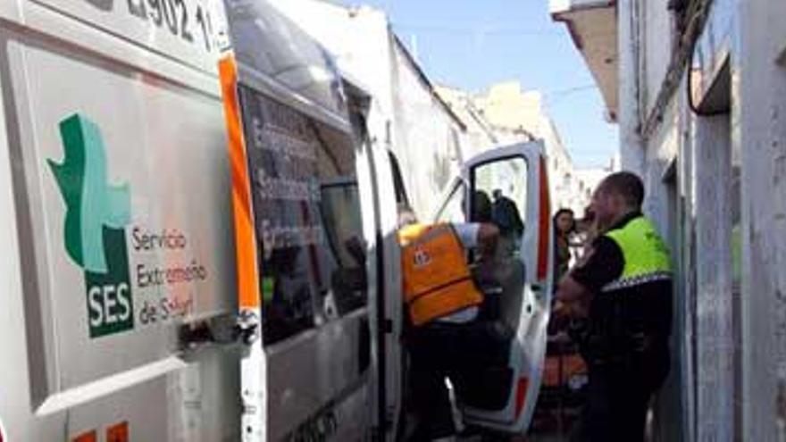 Un anciano resulta herido al desplomarse el suelo de su casa en la calle San Lorenzo