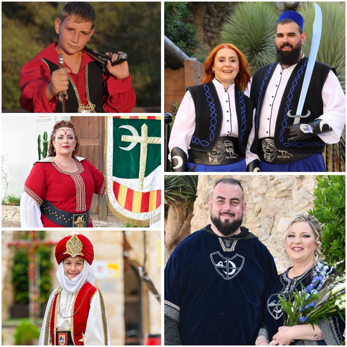 Imágenes de los diferentes cargos festeros 2025.