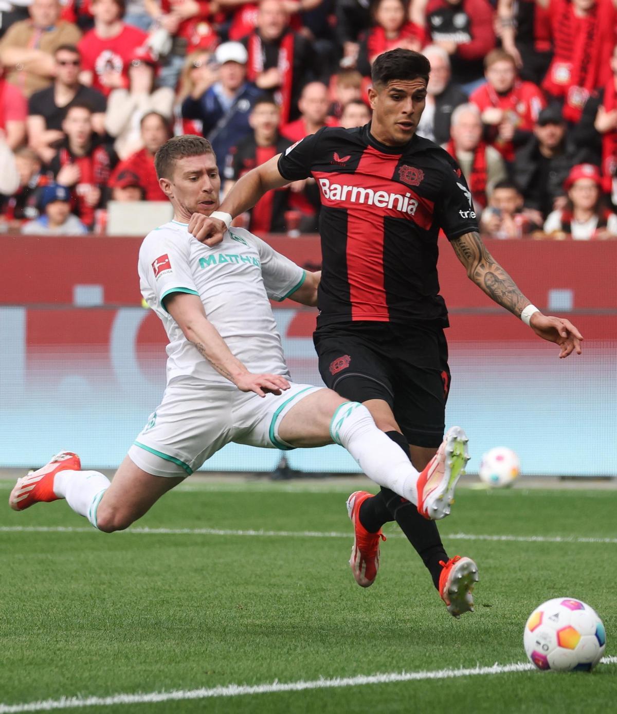 Bayer Leverkusen - Werder Bremen, el partido de la Bundesliga, en imágenes Bayer Leverkusen - Werder Bremen, el partido de la Bundesliga, en imágenes