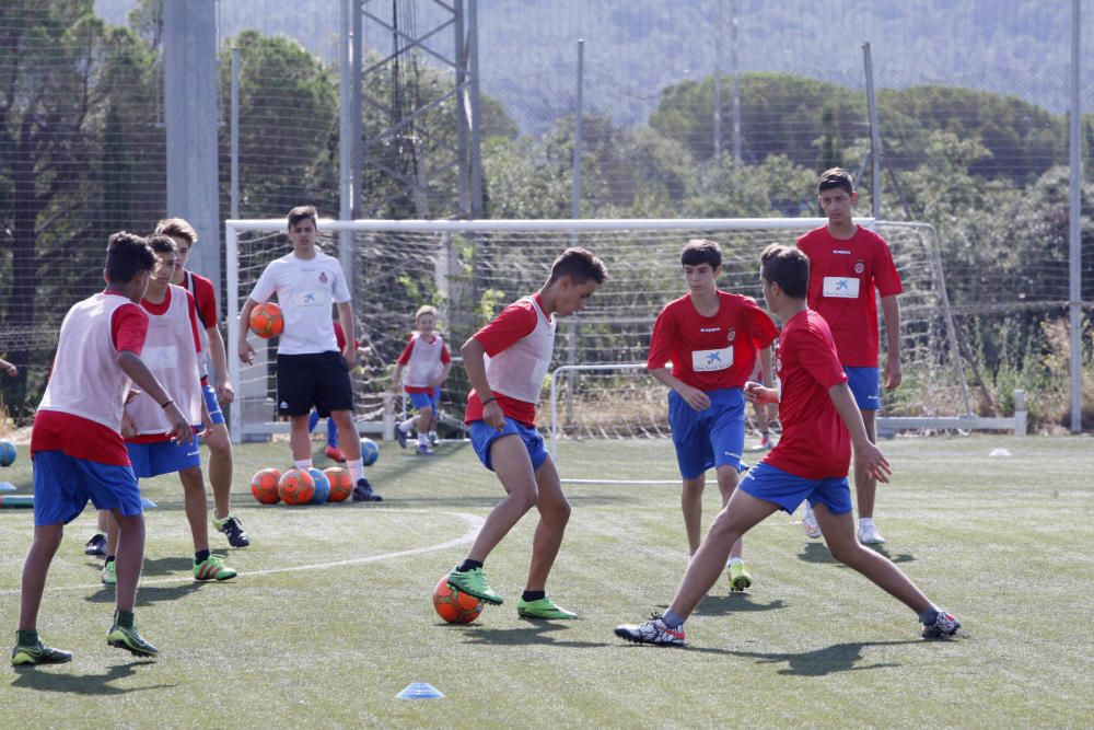 Jordi Guerrero al campus del Girona FC