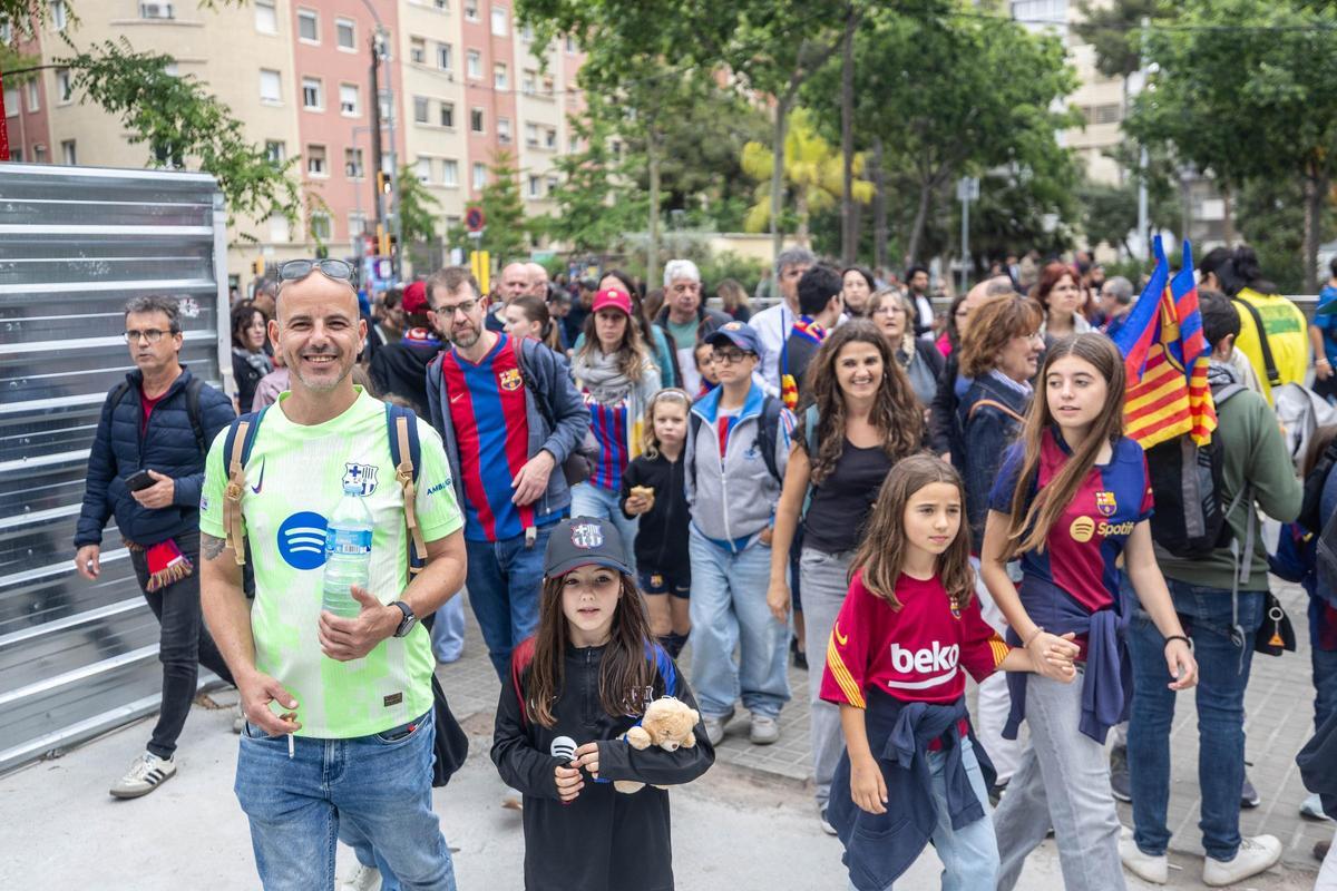 Así está el Camp Nou antes del decisivo partido del Barça femenino contra el Bayern