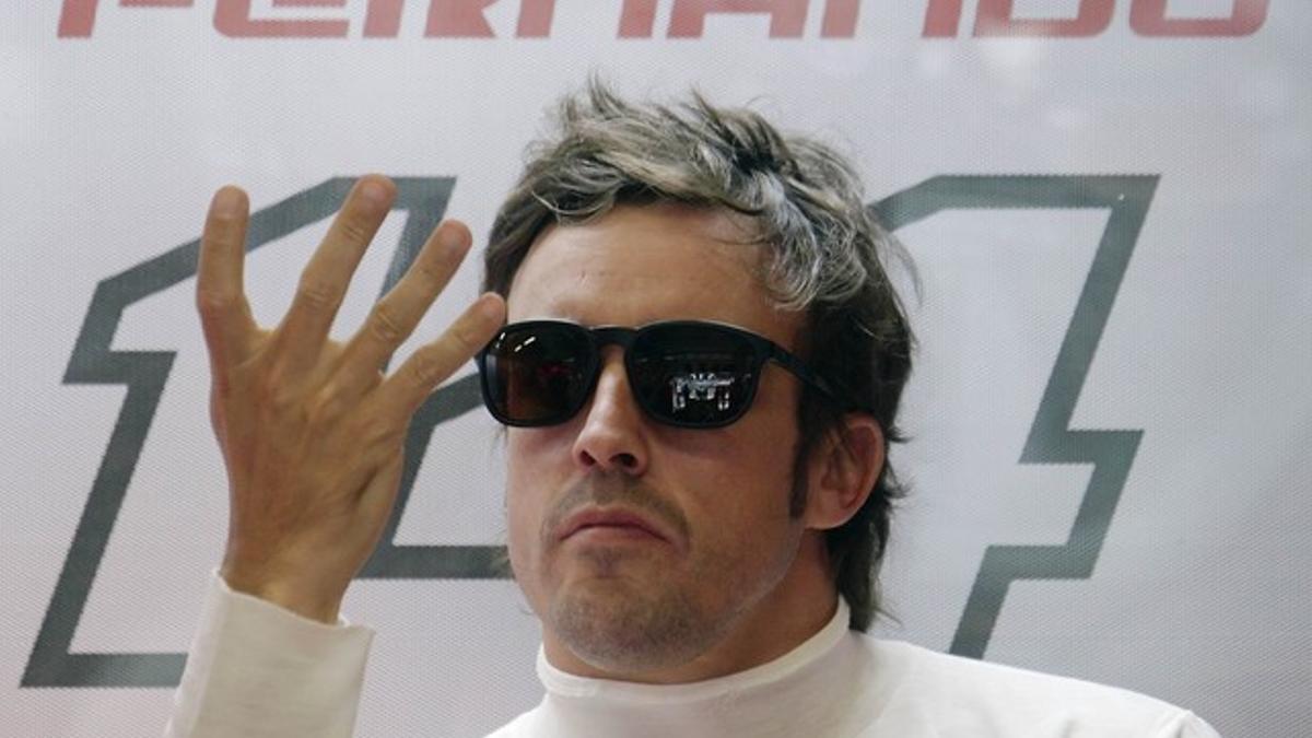 Fernando Alonso, el sábado, en Spielberg.