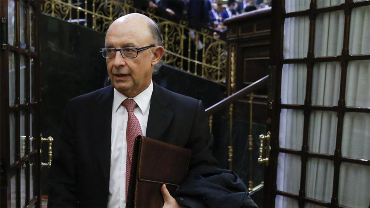 Cristóbal Montoro, ministro de Hacienda