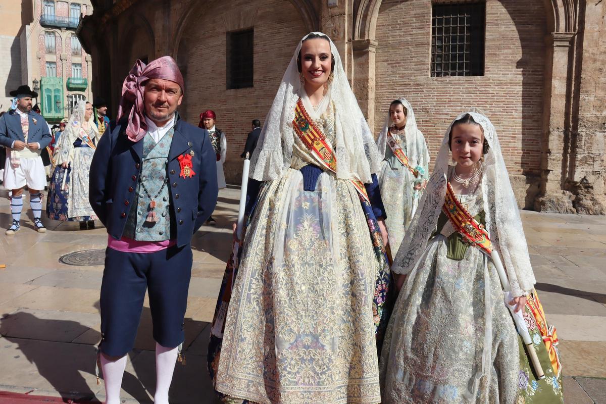 Gemma, en la Procesión de la Virgen