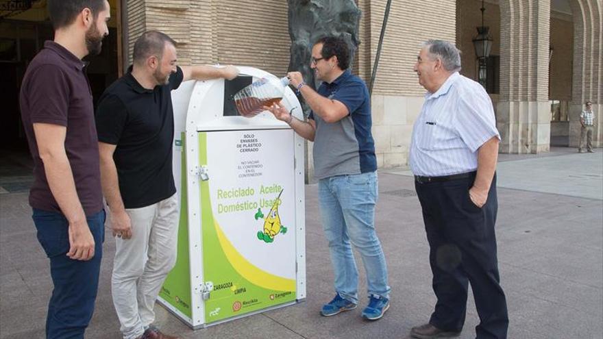 El reciclaje de aceite impulsará la contratación social en Zaragoza