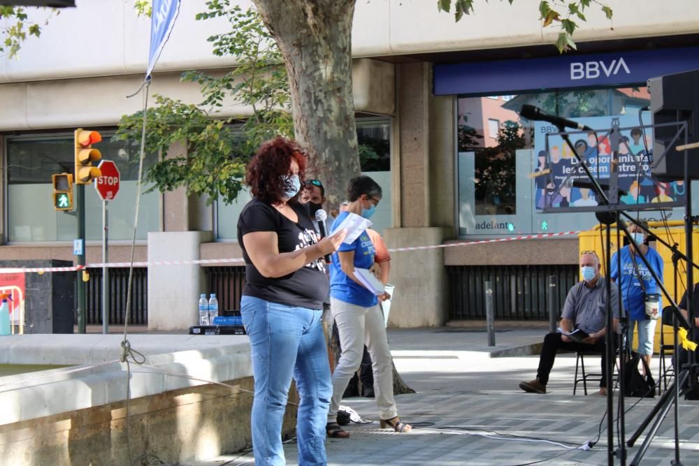 Imatges de la concentració de Figueres.