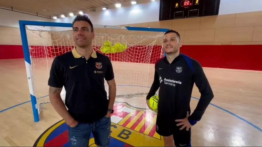 Dyego y Sergio Lozano esperan que no sea su último partido en el Palau