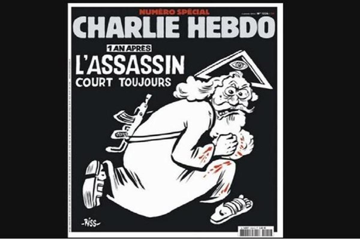 El setmanari ’Charlie Hebdo’ homenatja les víctimes dels atemptats de fa un any amb una polèmica portada