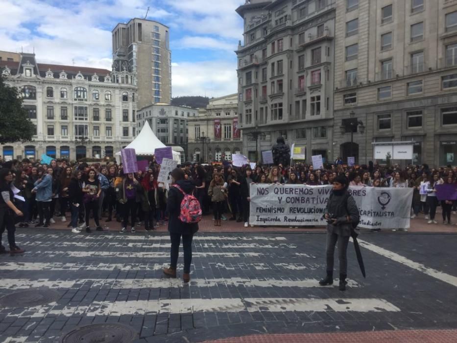 Las mujeres asturianas salen a la calle por el 8M