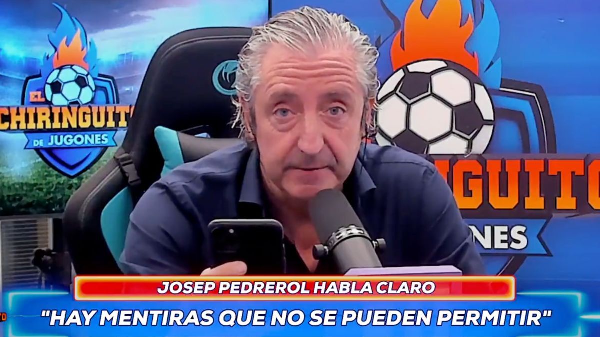 Josep Pedrerol en el canal de Twitch de 'El chiringuito de Jugones'