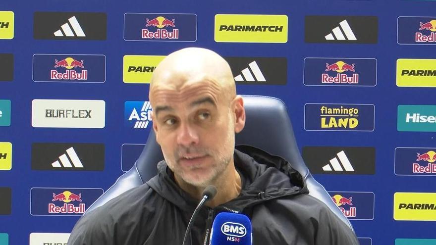 Pep: "Gracias a FA Cup por hacernos ir a Madrid con menor recuperación"