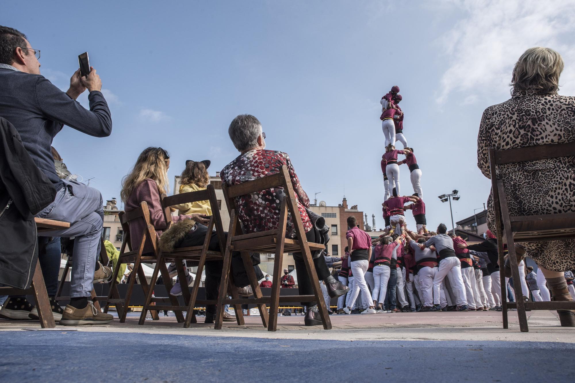 Pinyes compartides a la Porxada de Manresa