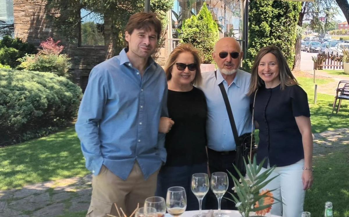 Ramiro y Mari Luz durante la celebración de sus Bodas de Oro