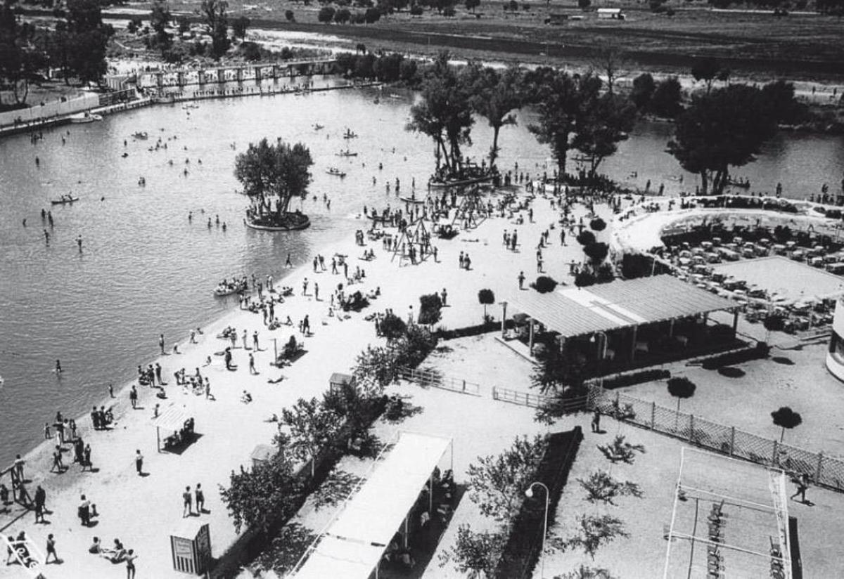 Así fue la Playa de Madrid de 1932.