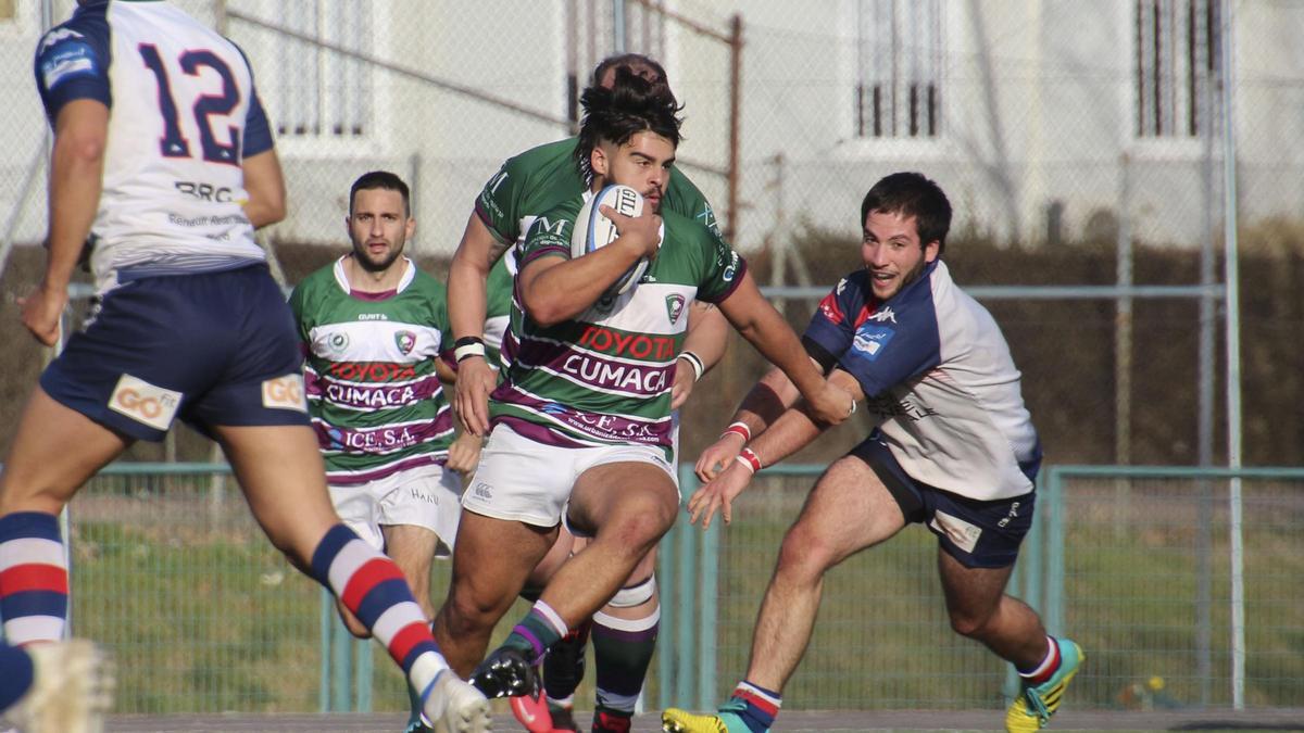 Imagen de un encuentro del Club de Rugby Málaga.