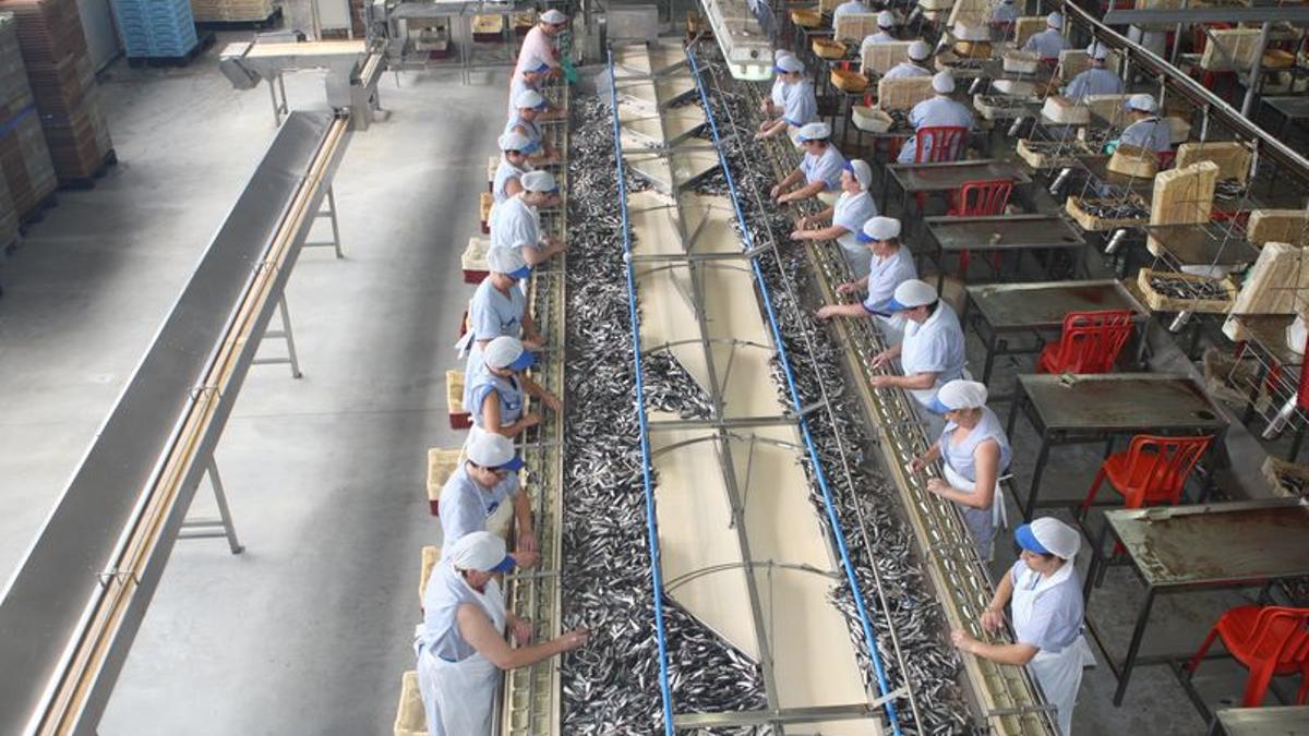 Mujeres trabajan en la planta de Cerdeimar en Camariñas. / la opinión