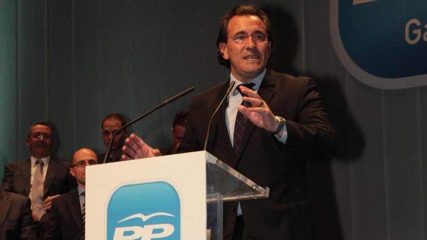Arturo Torró durante un acto de campaña del PP en 2011