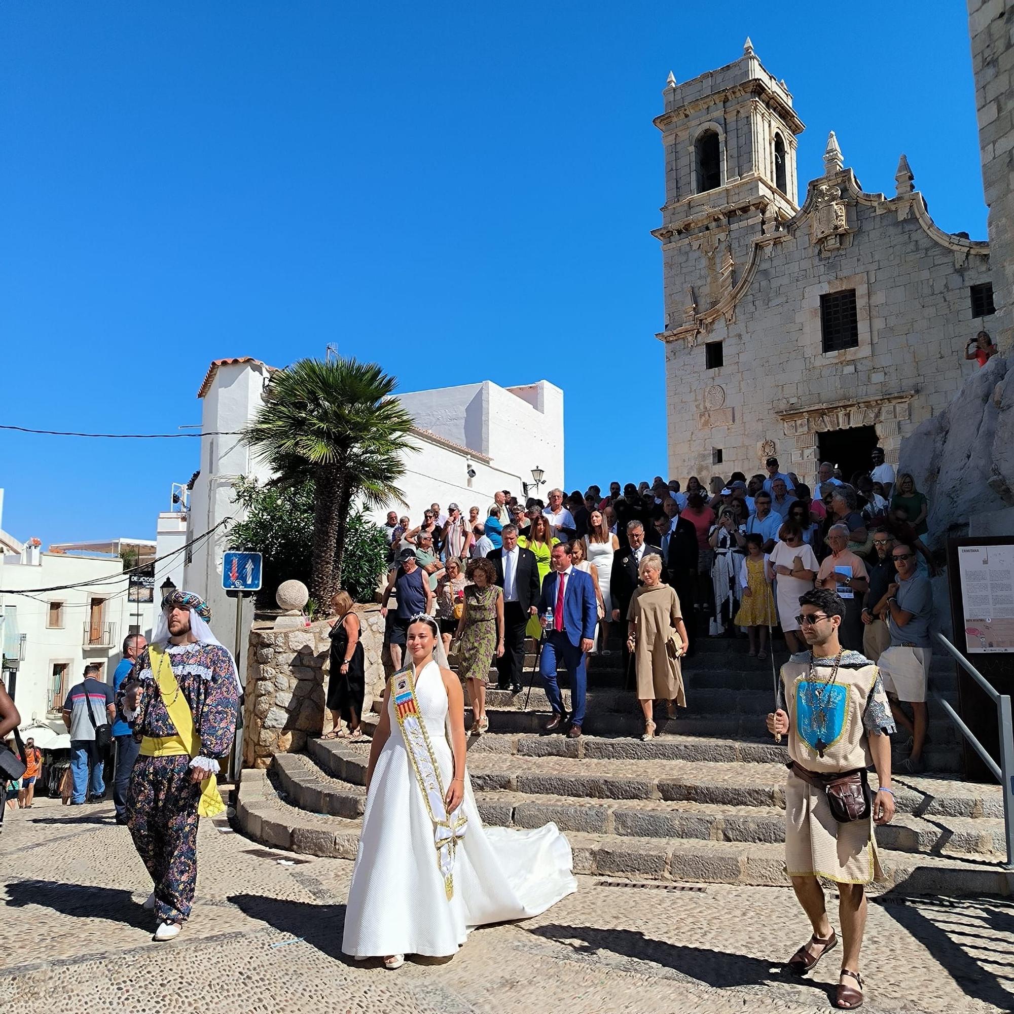 Fotos de los actos del día de la patrona en las fiestas de Peñíscola