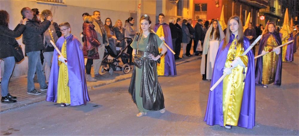 Personajes en la procesión del Cristo de los Afligidos