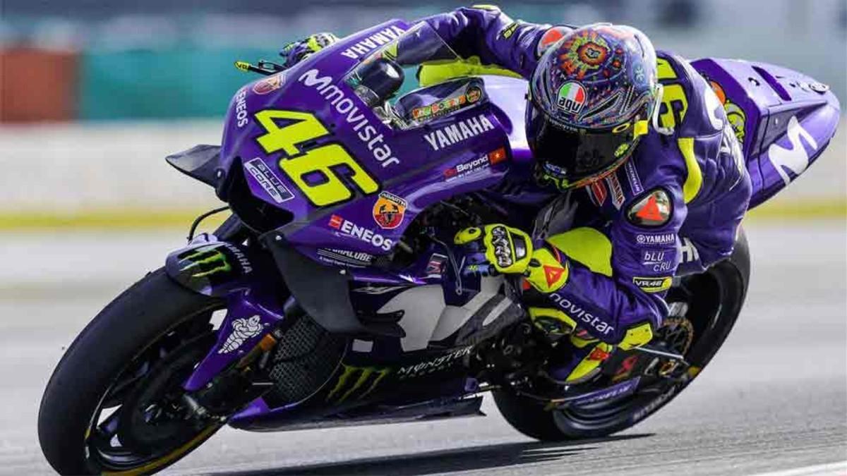 Valentino Rossi está en Catar realizando entrenamientos