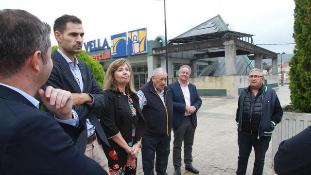 Visita a la instalación en la pirámide y las terrazas, ayer.  | // IÑAKI OSORIO