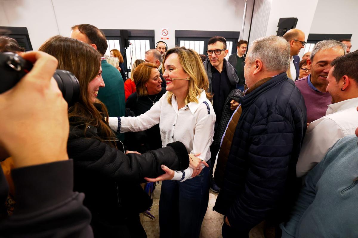 En imágenes | Pilar Alegría lanza su candidatura a las elecciones de Aragón desde La Zaida