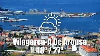 El tiempo en VilagarcÃ­a de Arousa: previsión meteorológica para hoy, miércoles 19 de agosto