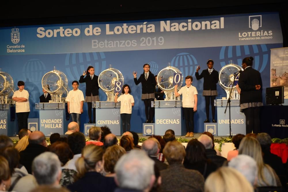Sorteo de la Lotería Nacional en Betanzos