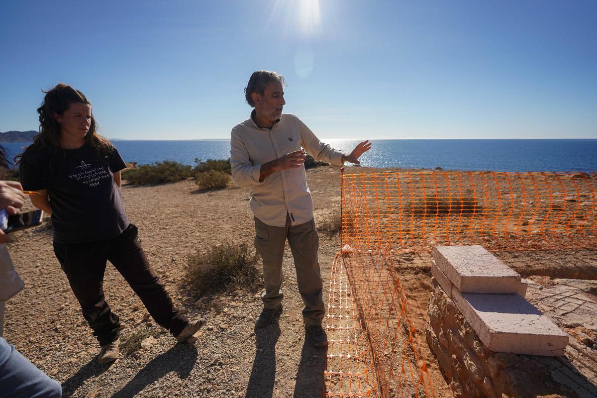 Las obras de museización de sa Caleta, en imágenes Las obras de museización de sa Caleta, en imágenes