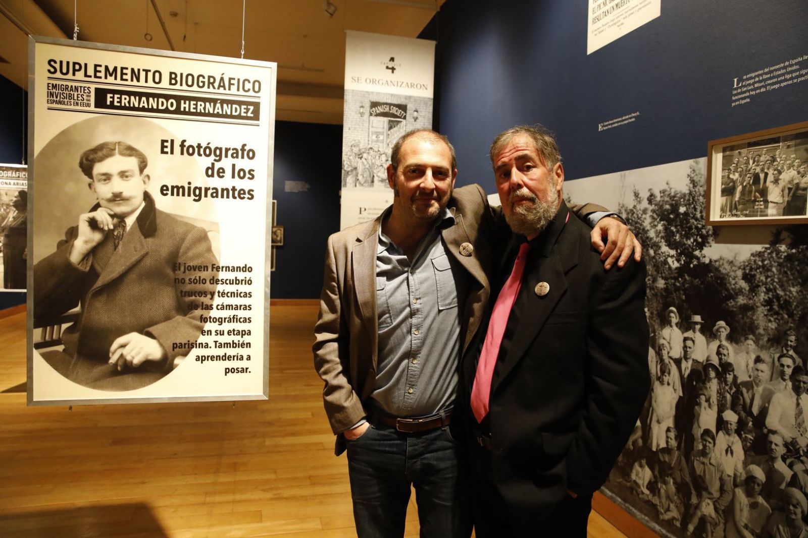 Luis Argeo y James D. Fernández, en el Antiguo Instituto. | Ángel González