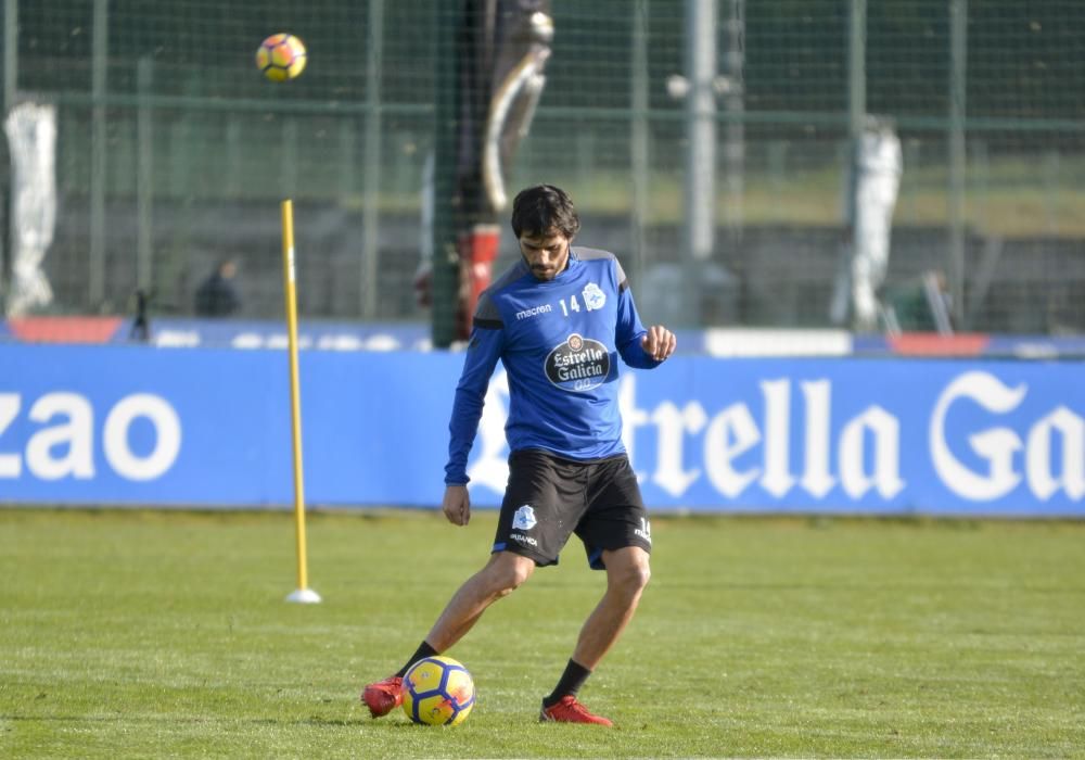 Recuperación en Abegondo tras la derrota en Málaga