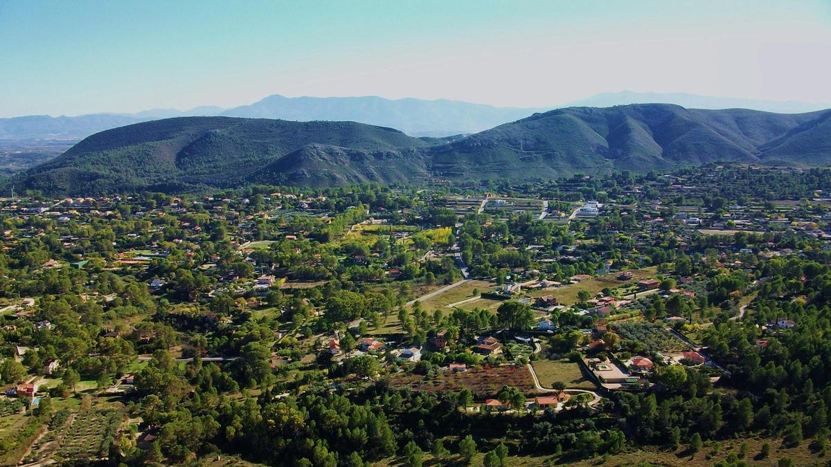 La zona residencial de Bixquert en Xàtiva.