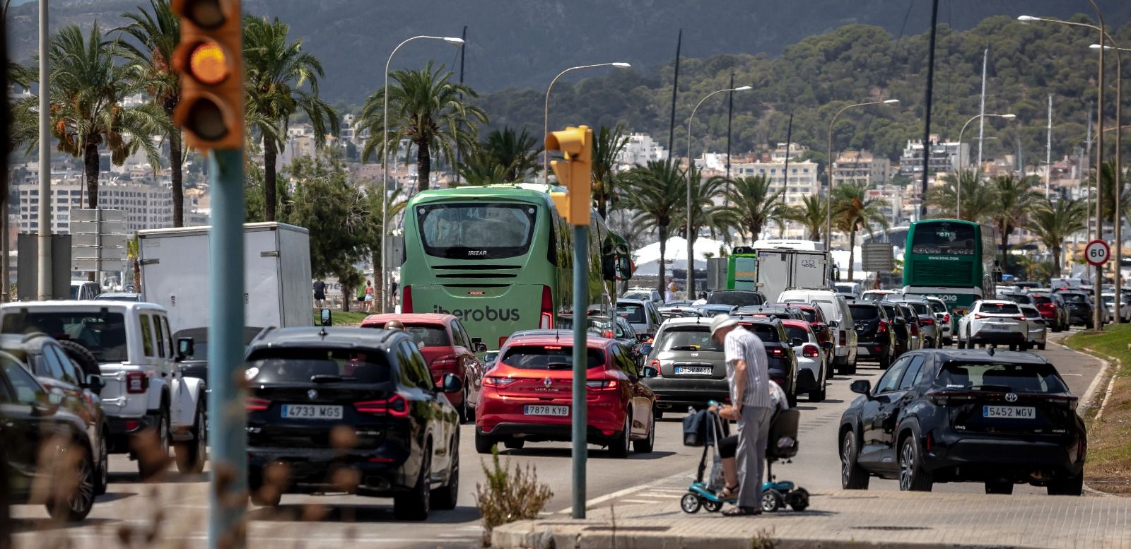 Colapso en Palma por la avalancha de turistas