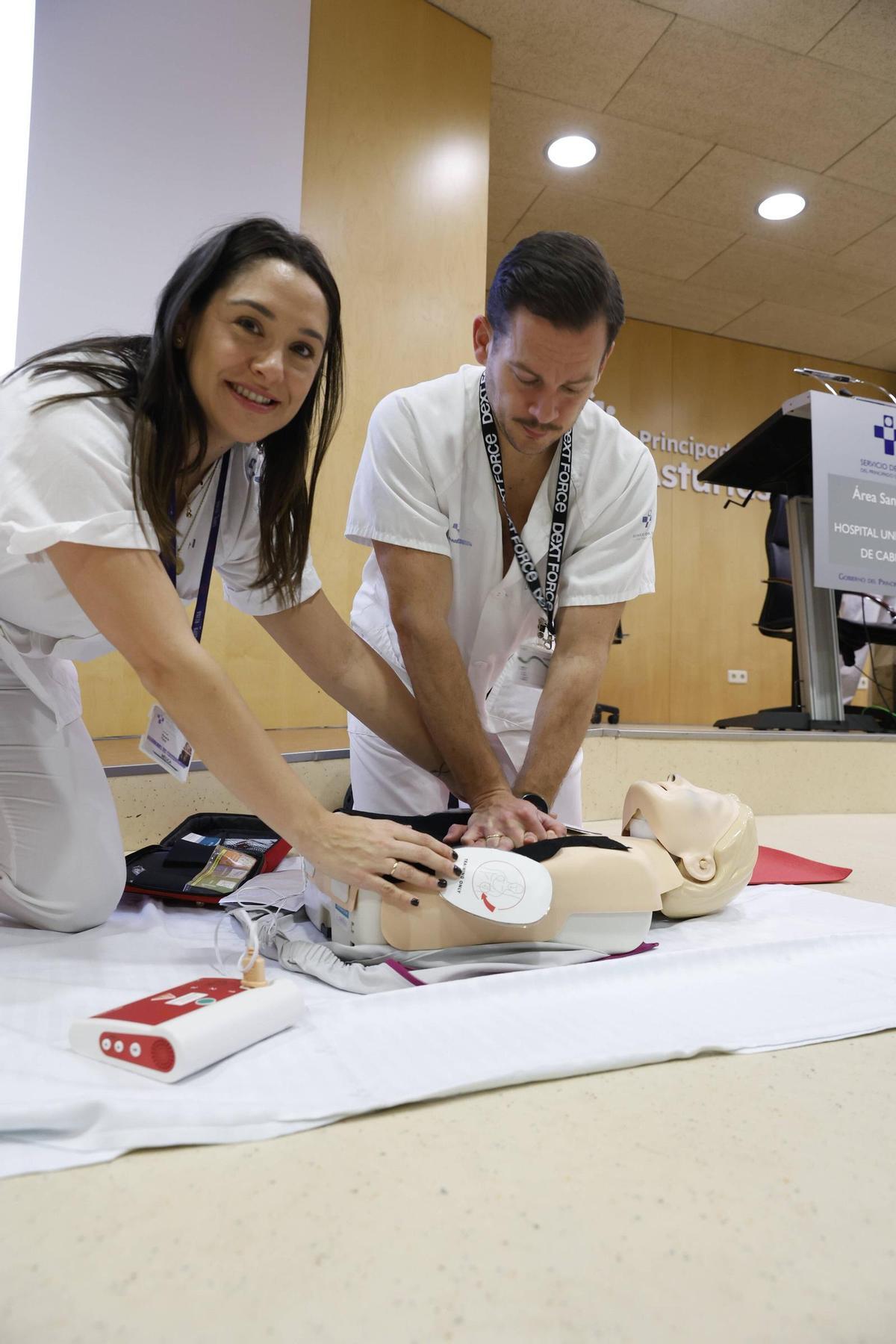 La jornada de simulación clínica del Hospital de Cabueñes, en imágenes